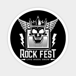 Rock Fest Tee Magnet